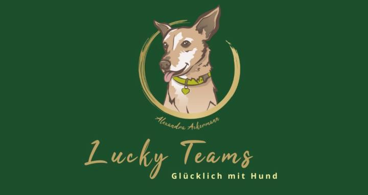 Lucky Teams-Glücklich mit Hund