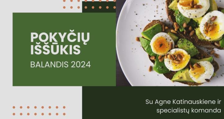 POKYČIŲ IŠŠŪKIS BALANDIS 2024