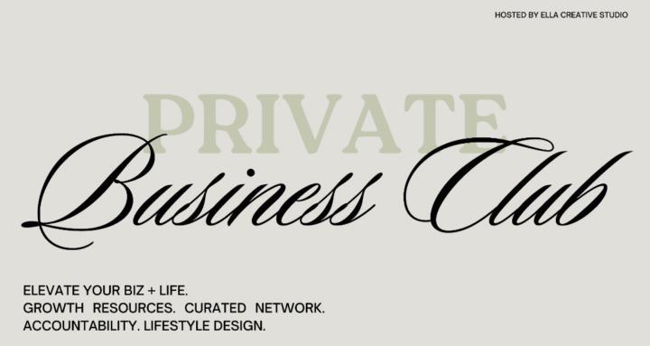 Private Business Club