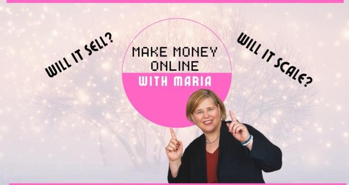 Make Money Online With Maria 