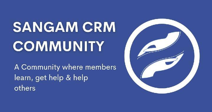 Sangam CRM Community