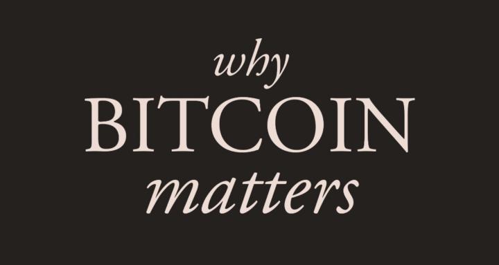 Why Bitcoin Matters