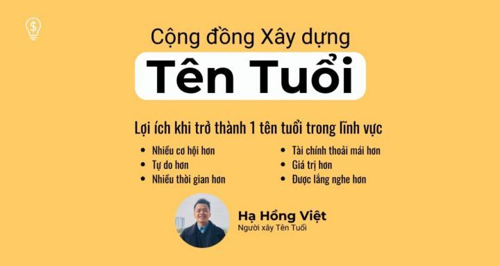 Cộng Đồng Xây Dựng Tên Tuổi